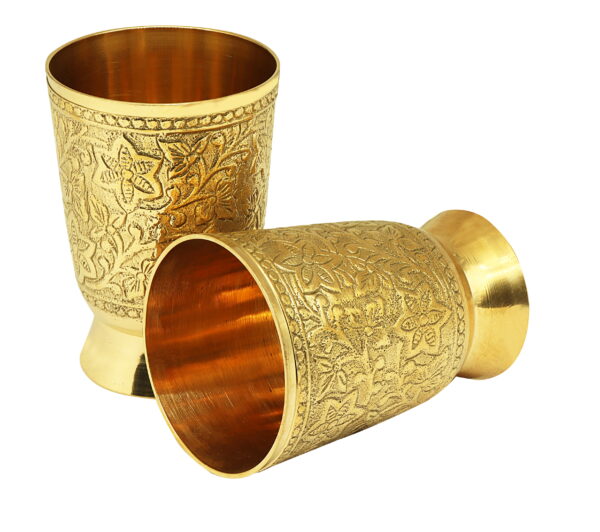 Brass Handcrafted Glass